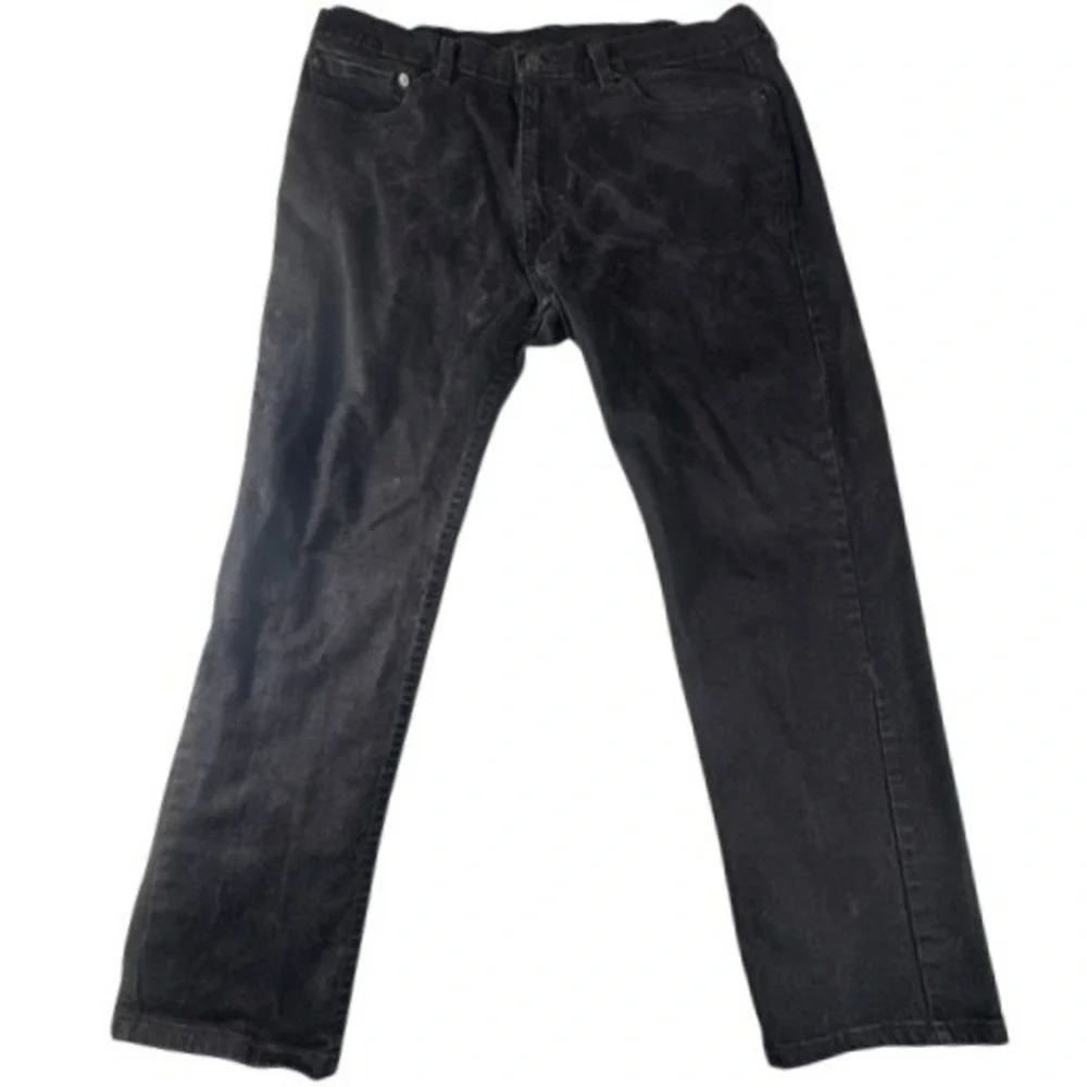 Levi Strauss Jeans Mens 36x30 541 Athletic Taper Black Denim WaterLess Pants